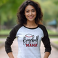 6712 - Baseball Mama red and black *DTF Transfer