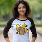 6717 - Leopard softball with bow *DTF Transfer
