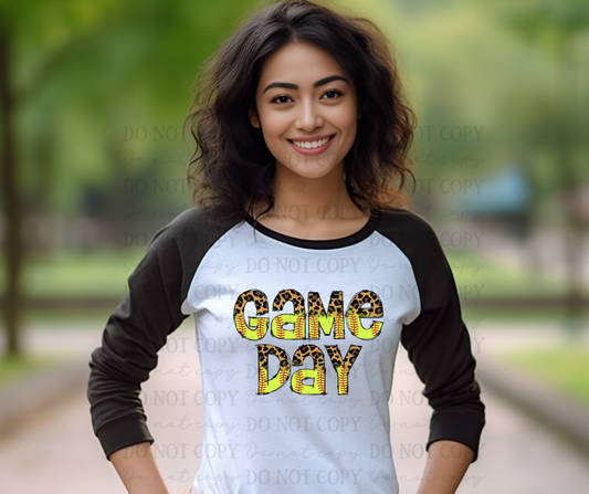 6718 - Game Day leopard softball *DTF Transfer