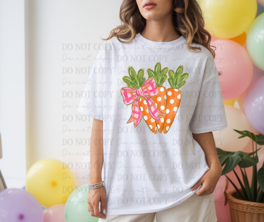 6750 - Polka dot carrots *DTF Transfer