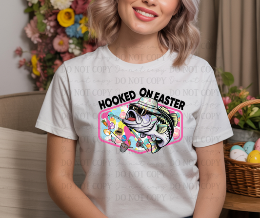 6752 - Hooked on Easter fish *DTF Transfer