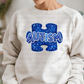 6769 - Autism blue puzzle *DTF Transfer