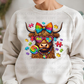 6772 - Autism highland cow *DTF Transfer