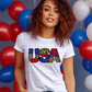 6802 - Usa leopard *DTF Transfer