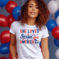6810- She loves Jesus and America too *DTF Transfer