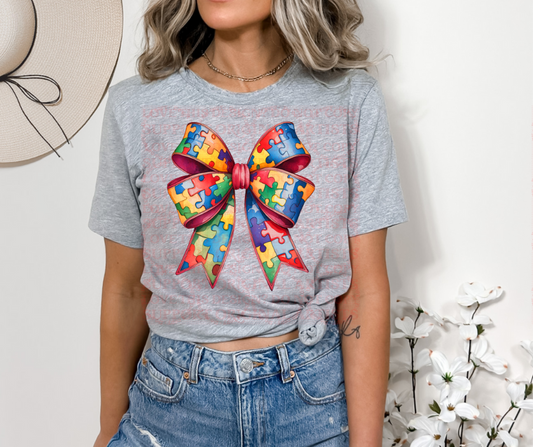 5332 - Autism coquette bow *DTF
