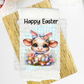5318 Happy Easter animal print towel size * DTF