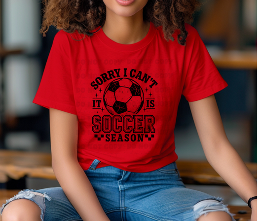 6452 - Sorry I can't it is soccer season *DTF Transfer