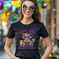 5038 - Feral Girl Mardi Gras sittin raccoon *DTF