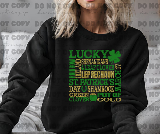 5086 - Lucky shenanigans 4 leaf clover *DTF