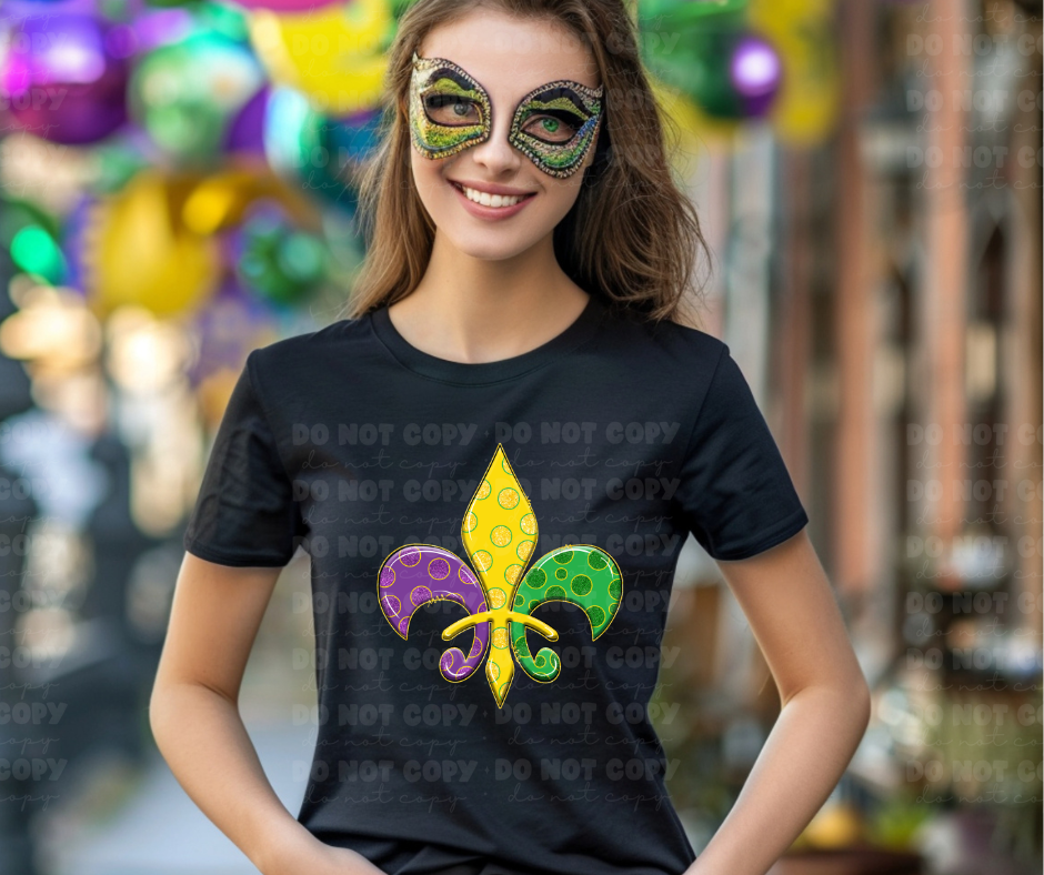 5036 - Mardi Gras Fleur *DTF