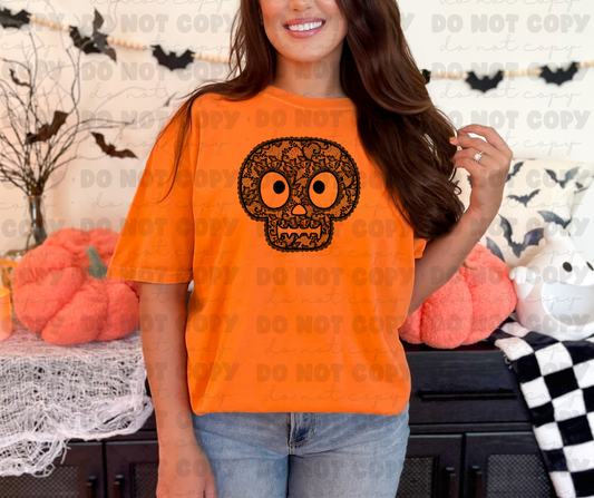 6527 - Skeleton face *DTF Transfer