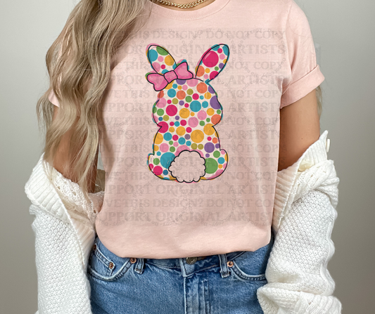 5310 - Polka dot Easter bunny *DTF