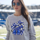 6446 - Blue Cheer pom poms faux glitter * DTF Transfer
