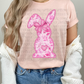 5277 - pink floral spring Easter bunny design *DTF