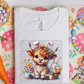 5449 - Highland Cow Easter *DTF
