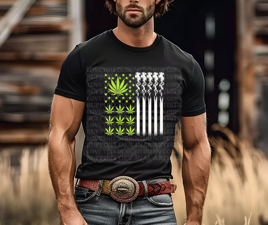 5387 - Weed flag *DTF