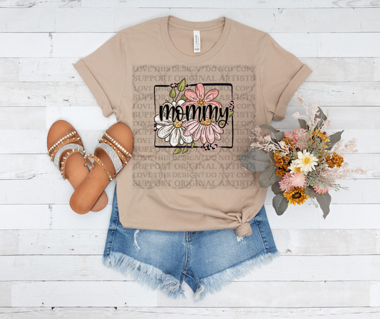 5553 - Mommy with flowers *DTF