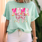 5564 - Mama with bow and hearts *DTF