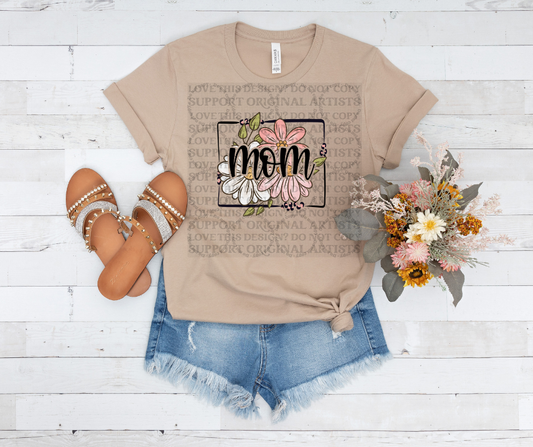 5555 - Mom with flowers *DTF