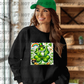 5093 - Frog shamrock clover *DTF