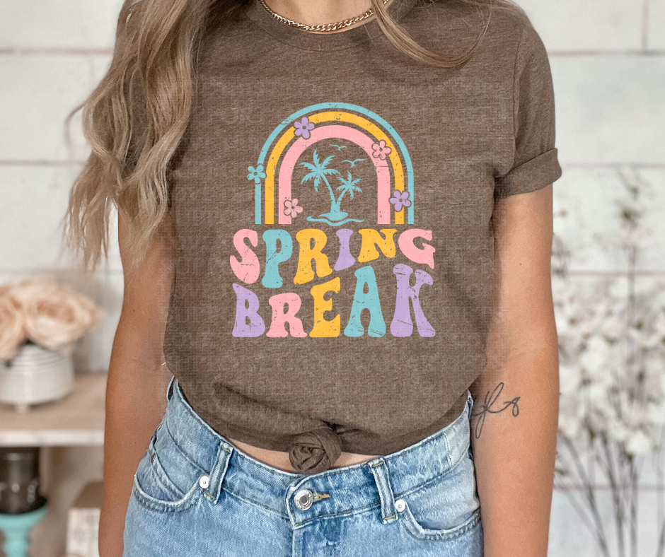 5313 - Spring break with rainbow *DTF