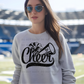 6465 - Faux glitter Cheer *DTF Transfer