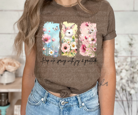 5308 - Hop into spring with Joy & Gratitude *DTF