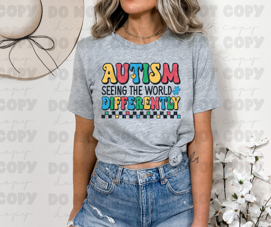 3683 Autism Seeing The World Differently DREAM TRANSFER* DTF