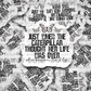 dc468 Just when the caterpillar thought her life was over she began to fly  Die cut sticker 3-5 Business Day TAT