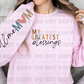 5596 - My greatest blessings with call me mom sleeve * DTF