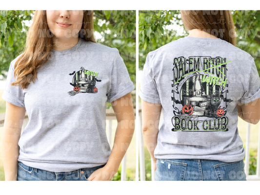 Witch book club Front & Back Set *DREAM TRANSFER* DTF