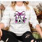 6468 - Pink ribbon skull cherries *DTF Transfer