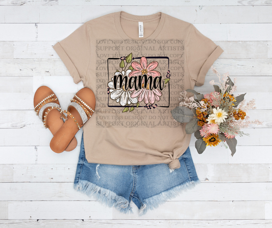 5562 - Mama with flowers *DTF