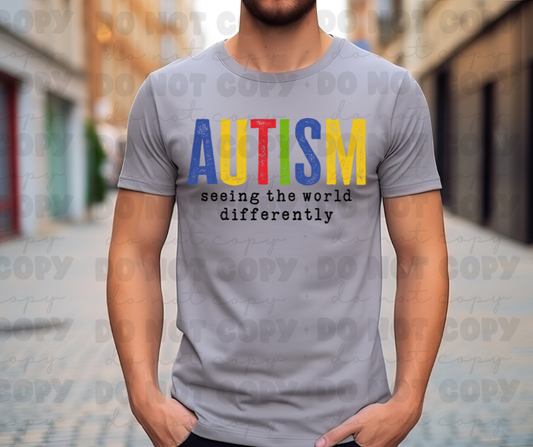 3688 Autism Seeing The World  DREAM TRANSFER* DTF