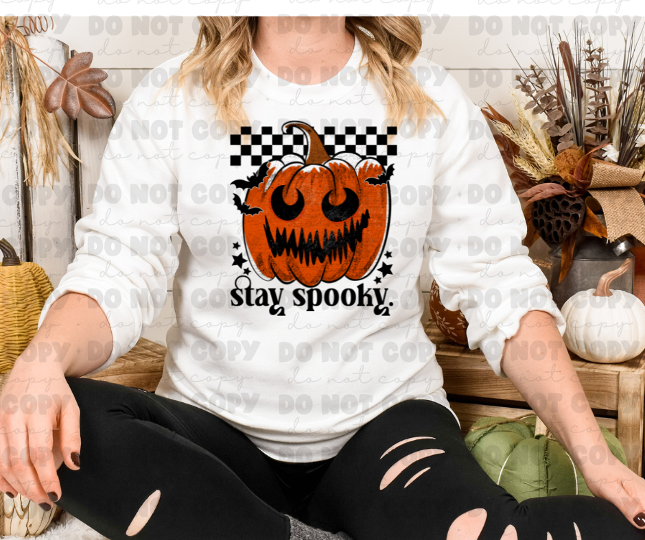 6475 - Stay spooky pumpkin *DTF Transfer