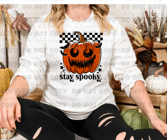 6475 - Stay spooky pumpkin *DTF Transfer