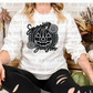 6476 - Spooky season black pumpkin *DTF Transfer