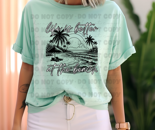 5890 - Life is better at the beach *DTF Transfer