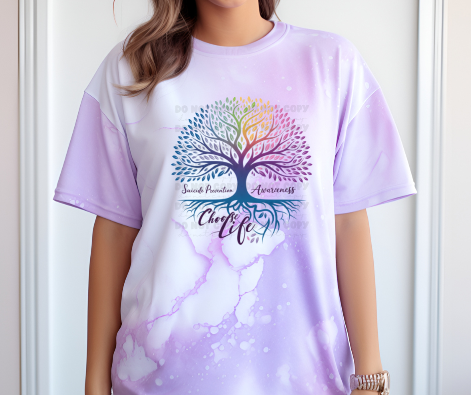 6406 - Suicide prevention choose life * DTF Transfer