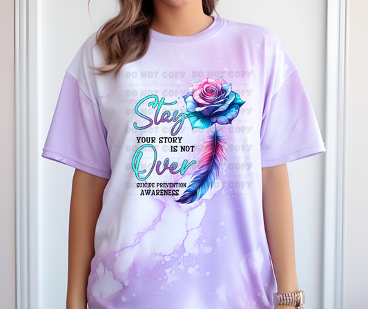 6407 - Stay your story is not over * DTF Transfer
