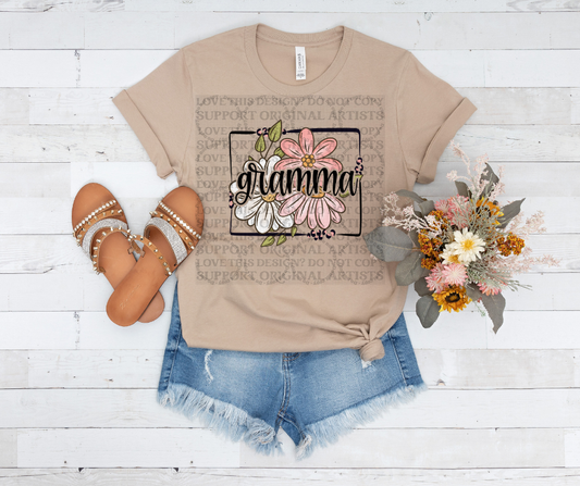 5570 - Gramma with flowers *DTF