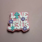 Love like Jesus straw topper