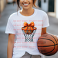5204 - Basketball hoop with bow *DTF