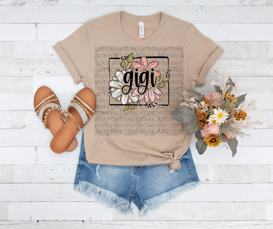 5572 - Gigi with flowers *DTF