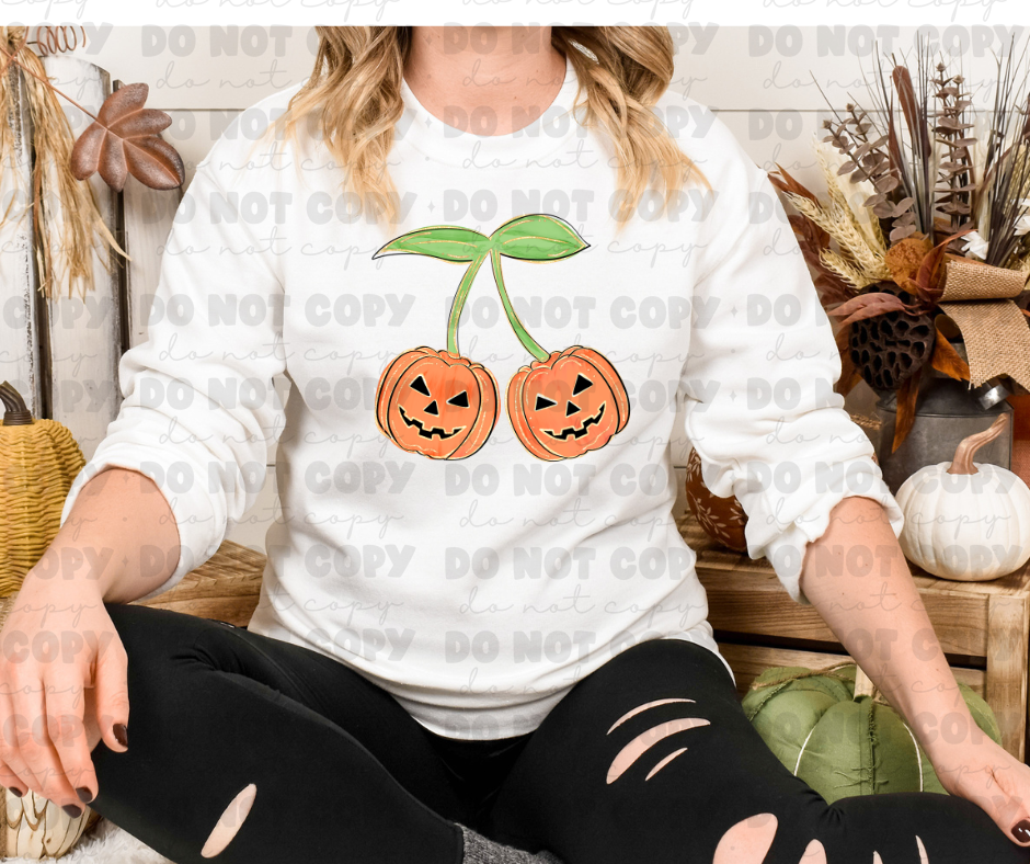 6479 - Cherry pumpkins *DTF Transfer