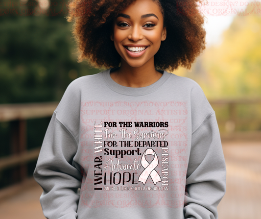 5360 - I wear white Lung cancer awareness *DTF