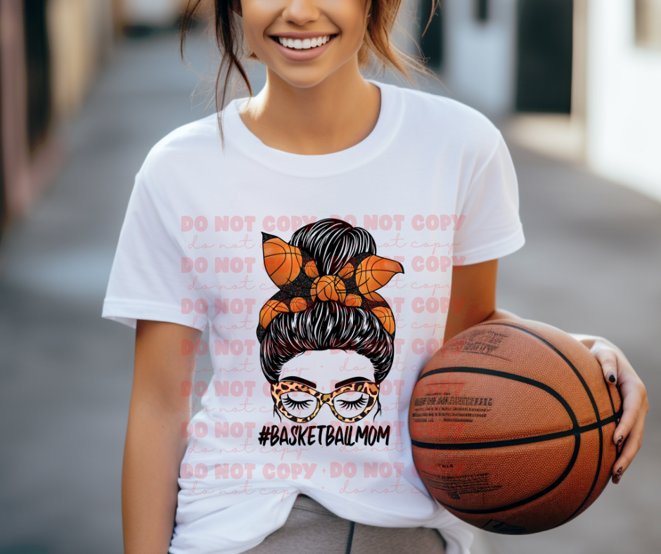 5211 - Basketball mom messy bun *DTF