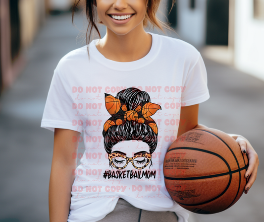 5211 - Basketball mom messy bun *DTF