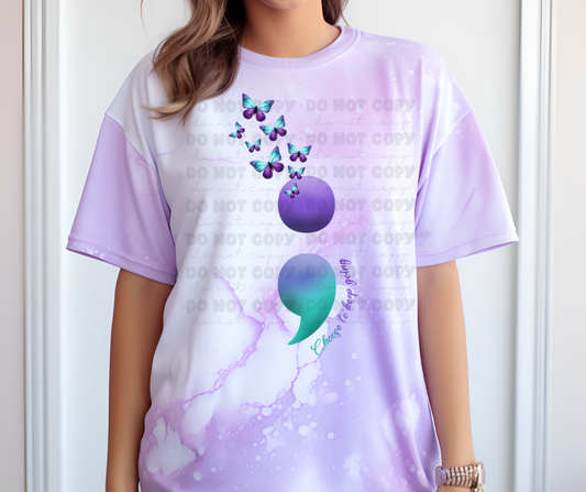 6414 - Choose to keep going semicolon * DTF Transfer